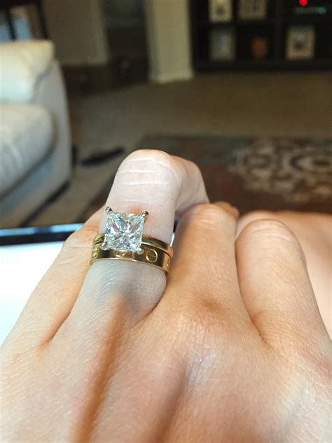 Show me you Cartier love ring as a wedding band - Weddingbee