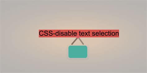 disable  text selection  css reactgo