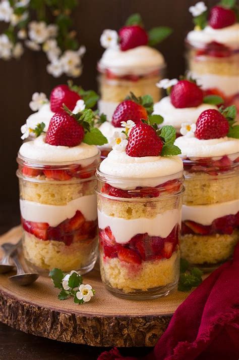 Strawberry Shortcake Trifles Recipe Cart