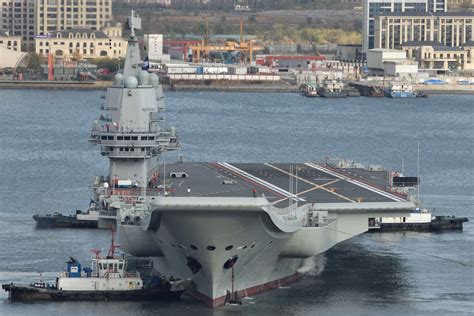 chinas  domestically built aircraft carrier enters service