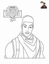 Shock Trooper Fortnite Royale Battle Coloring Game Print Pages sketch template