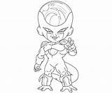 Frieza Coloring Pages Dbz Printable Crafty Teenager Template Color Getcolorings Getdrawings sketch template