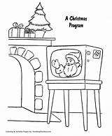 Coloring Christmas Tv Shopping Pages Sheet Program Honkingdonkey Popular Sheets Meaning Children Fun These Great Kids sketch template