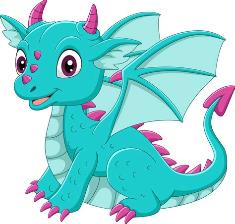 baby dragon vector art icons  graphics