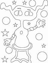 Extraterrestres Marcianos sketch template