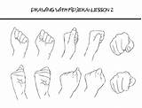 Hand Fist Drawing Pose Reference Hands Character Deviantart Gestures Draw References Cartoon Make Lesson Manga sketch template