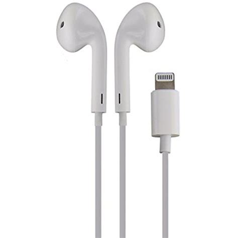 oem apple iphone  earpod wired headphones  lightning connector whitemmtnama certified