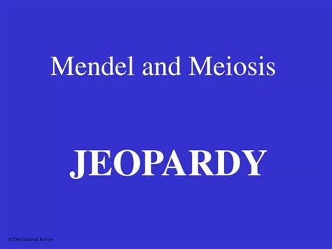 Ppt Mendel And Meiosis Powerpoint Presentation Free Download Id