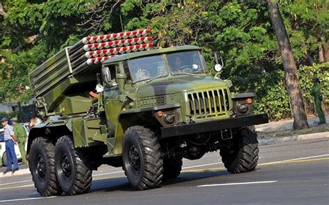 cuban bm  grad mrls military vehicles cuban army bm  grad