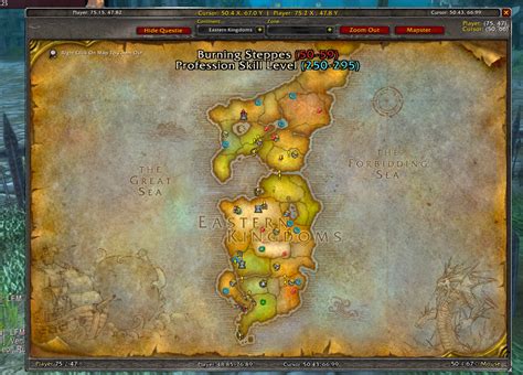 Wow Extended Map Zone Info Addon Dragonflight Wrath Of The Lich King