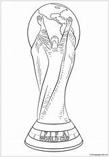 Fifa Cup Trophy Football Pages Coloring Color Online Printable Print Coloringpagesonly sketch template
