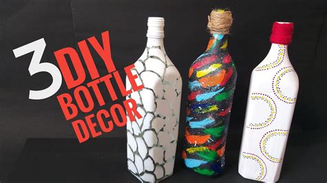 Diy Bottle Decoration Ideas Galaxy On Bottle Diy Bottle Craft Easy
