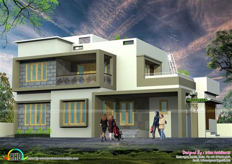 simple modern house architecture kerala home design  floor plans  house designs