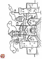Chateau Magique Ausmalbilder Daina Crafting Coloriages Tfou Fort Castillos Château Ciudades Ridders Colouring épinglé Clases Ejercicios Bordar Stamps Zeichnen Caballeros sketch template