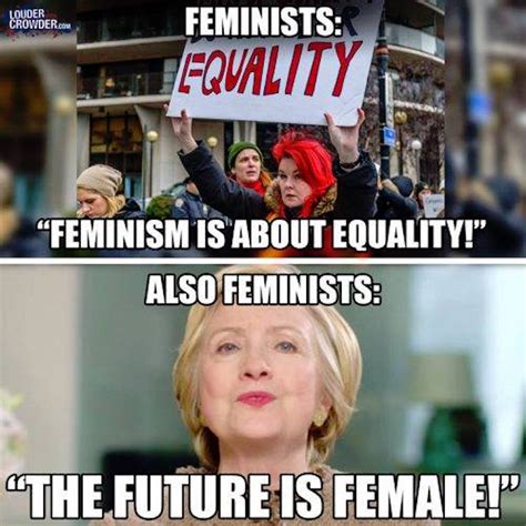 meme exposes hypocrisy of left wing ‘feminism