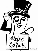 Peanut sketch template