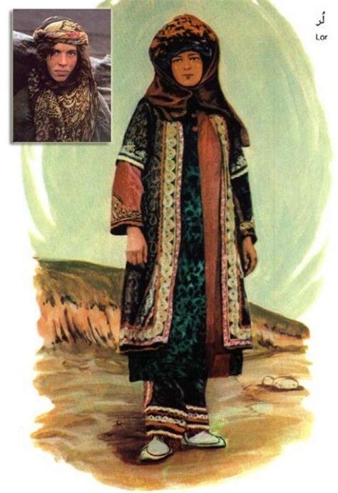 luri لری iran iranian clothes folk fashion persian