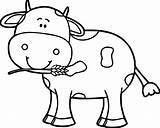 Cow Coloring Pages Getdrawings Realistic sketch template