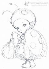 Ladybug Sprite Choose Board sketch template