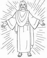 Jesus Colorare Gesù Da Risorto Di Disegno Resurrezione Coloring Religiocando Pages Easter sketch template