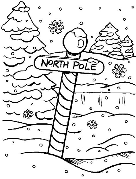 winter tree coloring page coloring home