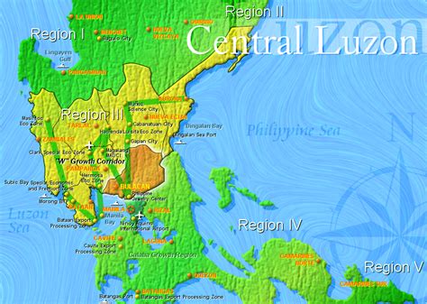 Region Map Of The Philippines Luzon