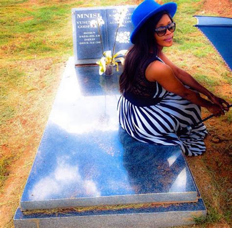 Picture Of The Day Thembi Seete Remembers Her Late Father