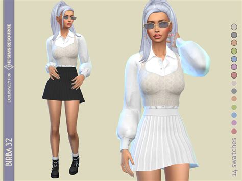 sims resource college style outfit