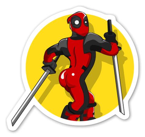 Buy Stupid Sexy Deadpool Die Cut Stickers Stickerapp