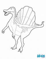 Spinosaurus Coloring Pages Color Dinosaur Print sketch template