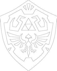 hylian shield template  maxm shield drawing zelda drawing