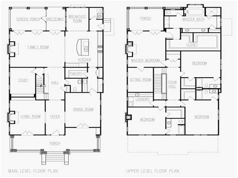 foursquare house plans beautiful american foursquare house floor plans american colonial