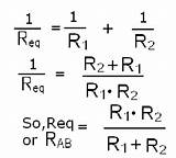 Resistance Parallel Formula Circuits Two Current Dc Formulas Types Resistances Shortcut Analysis Different sketch template