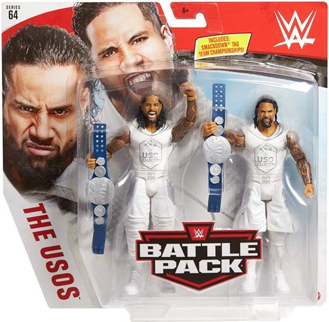 wwe battle pack  usos action figures wwe