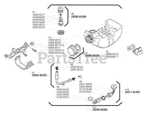 shindaiwa   shindaiwa string trimmer fuel tank parts lookup  diagrams partstree
