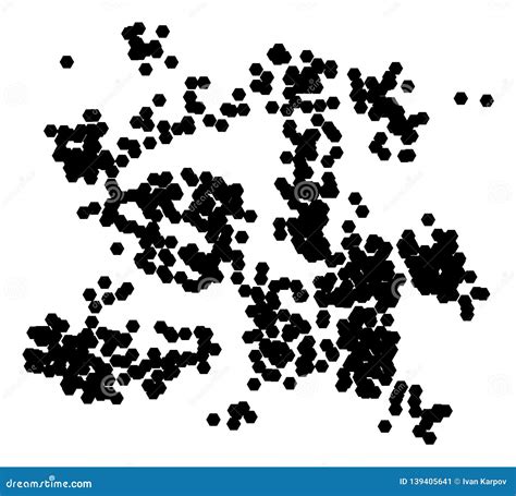 vector particle swarm icon stock vector illustration  disperse