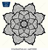 Henna Loudlyeccentric Medallion Antistress sketch template