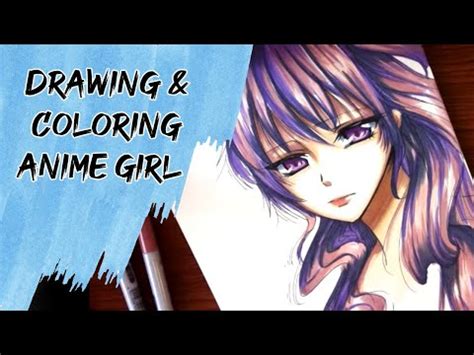 drawingcoloring anime girl youtube