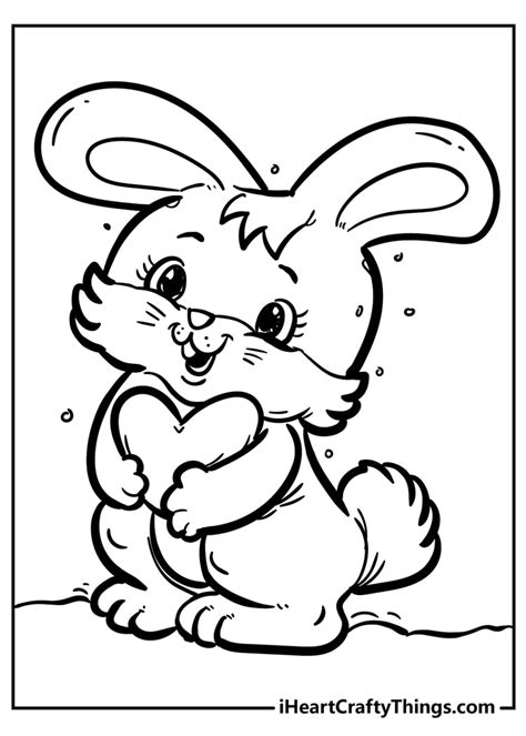 bunny rabbit coloring pages