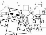 Minecraft Coloring Pages Print Kids Steve sketch template