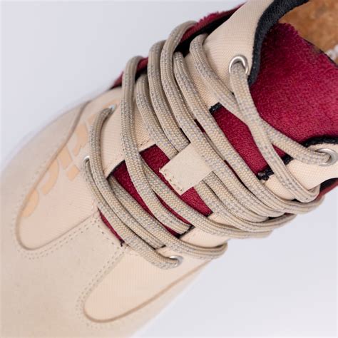 barefoot sneakers barebarics vibe beige and red be lenka