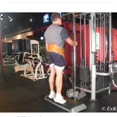 Cable Standing Calf Raise By Odin S Exercise How To Skimble