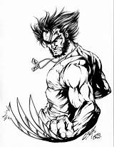 Wolverine Coloring Pages Kids Printable sketch template