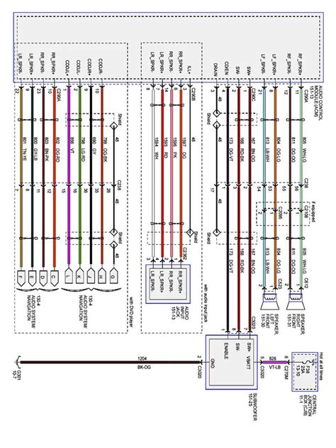 ford  radio wiring diagram ford  ford expedition