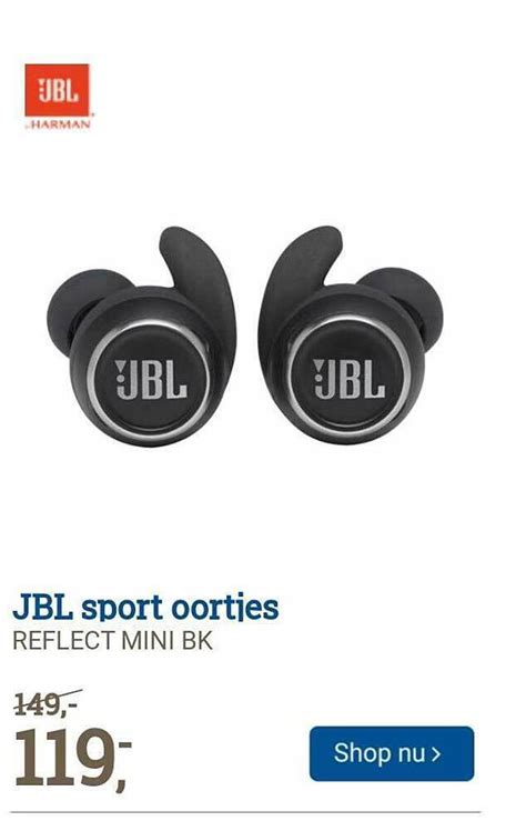 jbl sport oortjes reflect mini bk aanbieding bij bcc