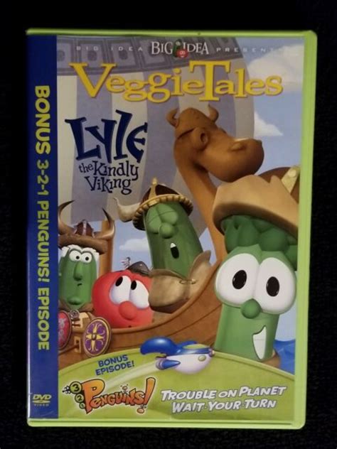 veggie tales lyle  kindly viking dvd   sale  ebay