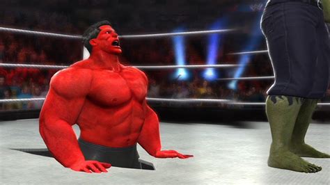 Hulk Vs Red Hulk I Quit Match Youtube