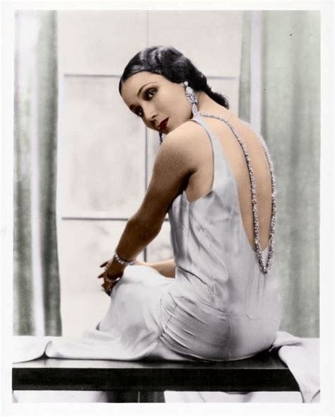 Dolores Del Rio In 1930 Colorized By Luiz Adams