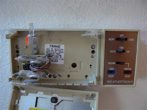 wiring  replacing  trane baystat   honeywell focuspro
