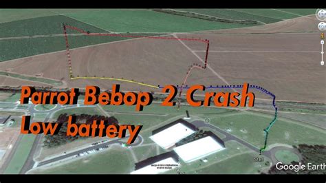 drone parrot bebop  crash  battery flight youtube